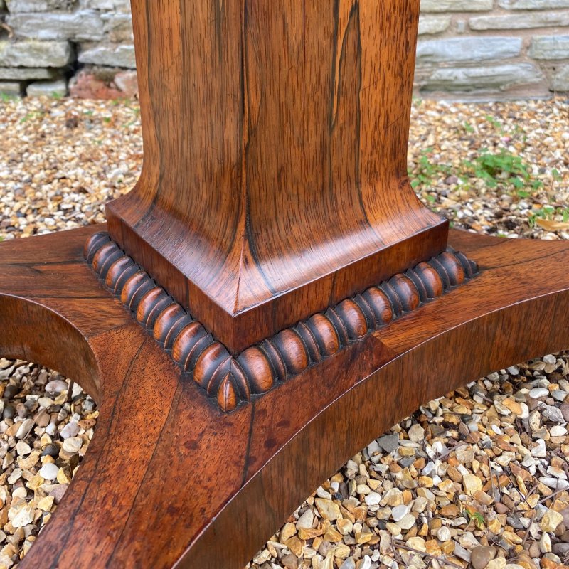 Regency rosewood tea table - Image 5