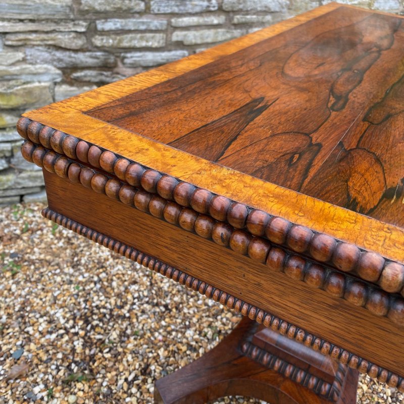 Regency rosewood tea table - Image 6