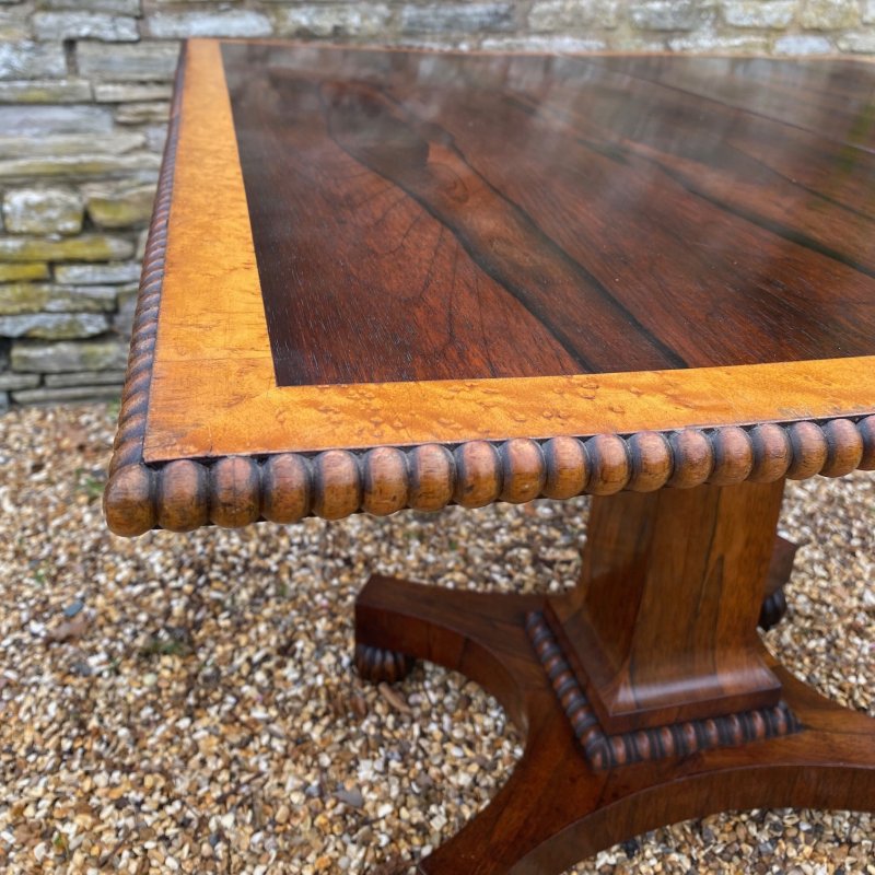 Regency rosewood tea table - Image 8