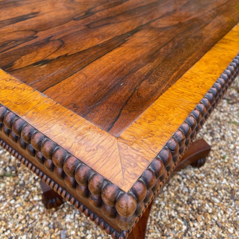Regency rosewood tea table - Image 9