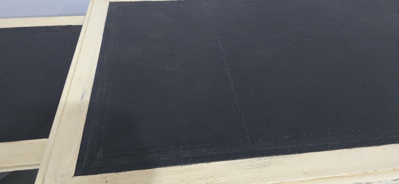 French Painted Kneehole Desk - Image 13