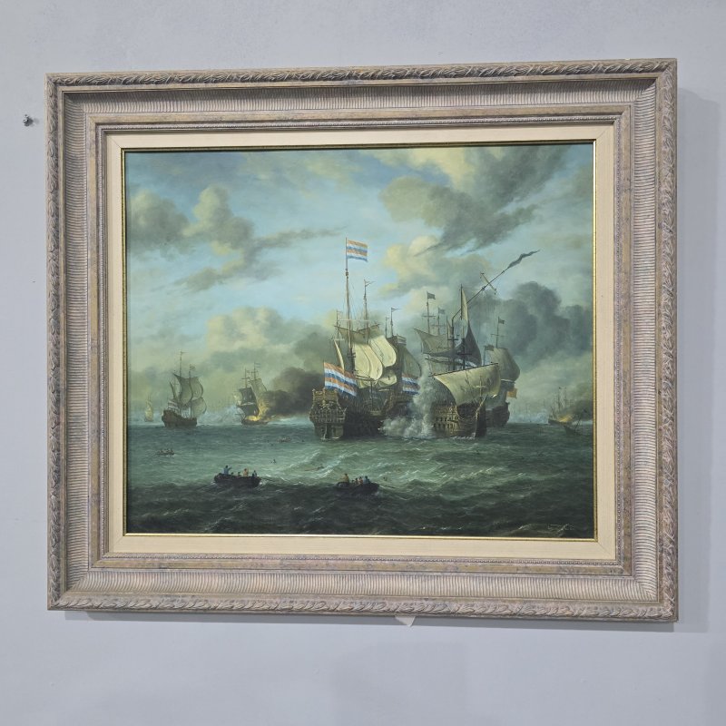Jonny Gaston OIL ON CANVAS Seascape - Image 6