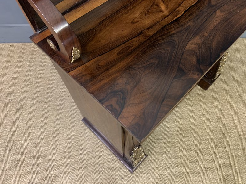 Brass Mounted Regency Rosewood Chiffonier - Image 18