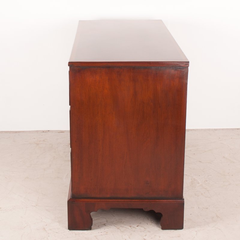 Inlaid Mahogany Chest of Drawers - Image 5
