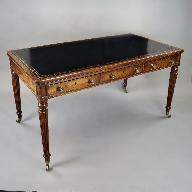 A Superb Regency Rosewood Writing Table