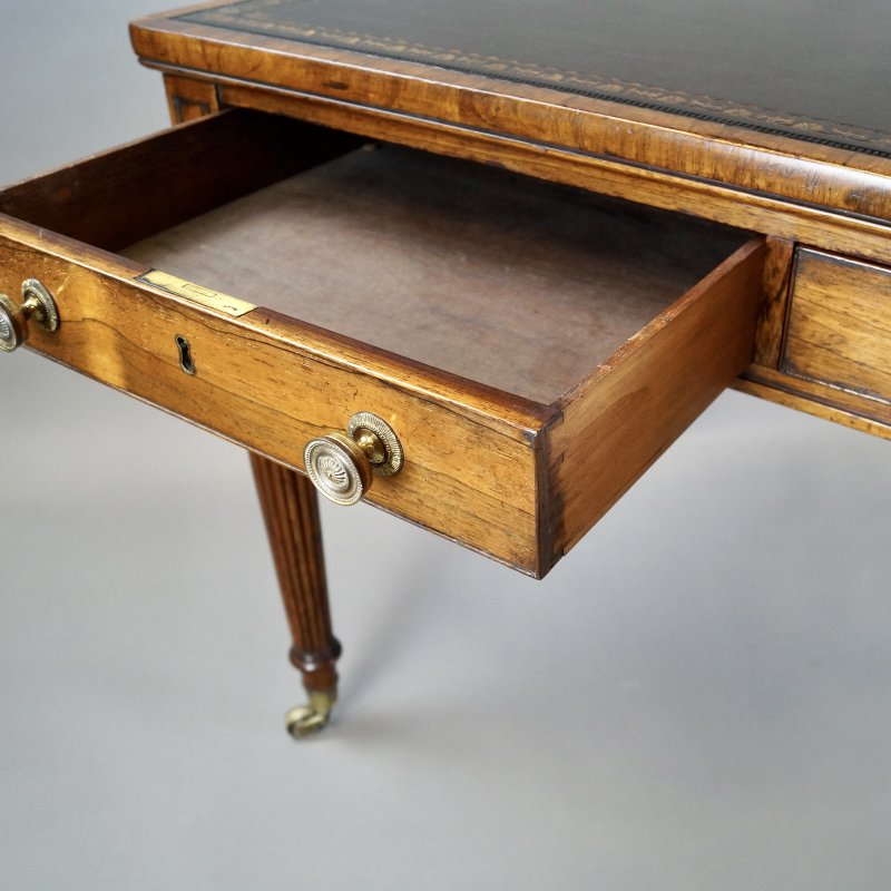 A Superb Regency Rosewood Writing Table - Image 6