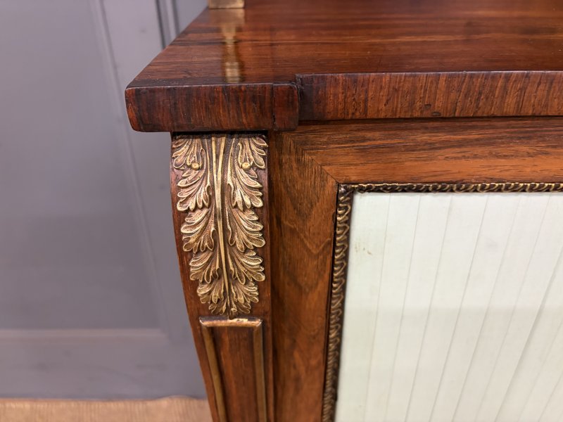 Pair of Regency Rosewood Side Cabinets - Image 9