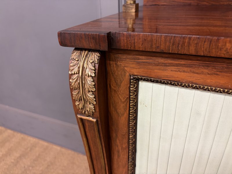 Pair of Regency Rosewood Side Cabinets - Image 10