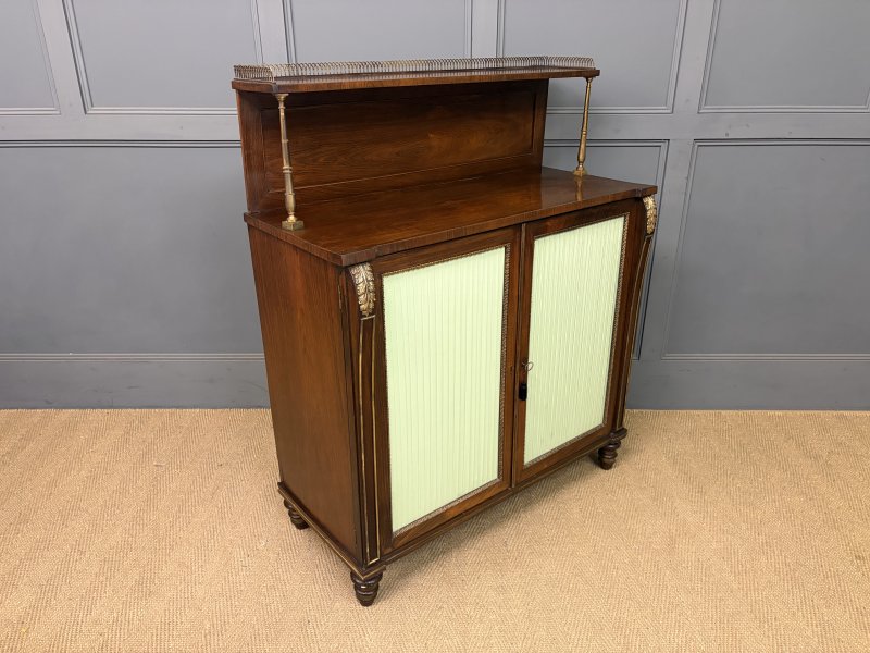 Pair of Regency Rosewood Side Cabinets - Image 3