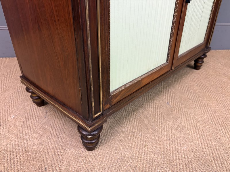 Pair of Regency Rosewood Side Cabinets - Image 2