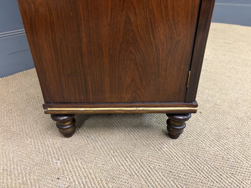 Pair of Regency Rosewood Side Cabinets - Image 6