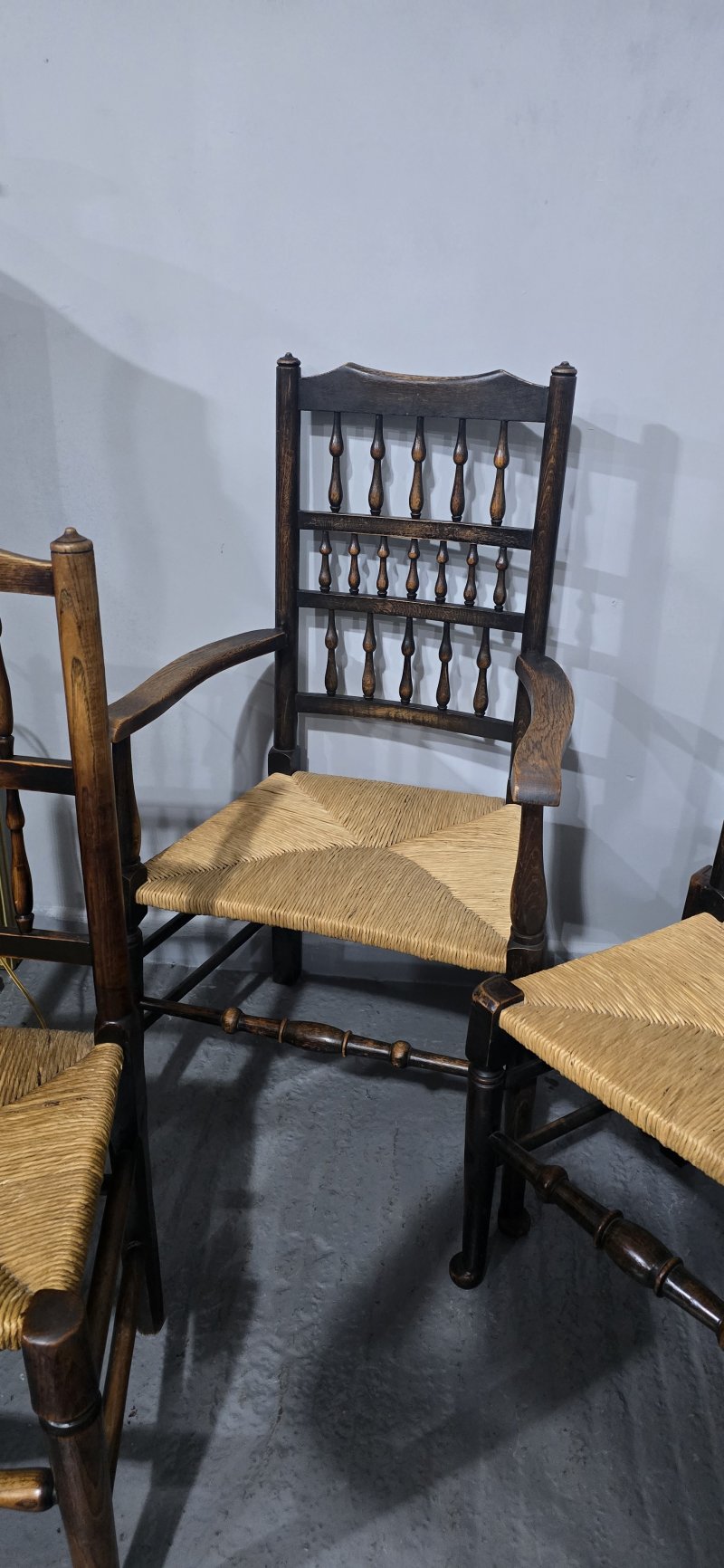Harlequin Set of Eight Kitchen Dining Chairs - Image 9