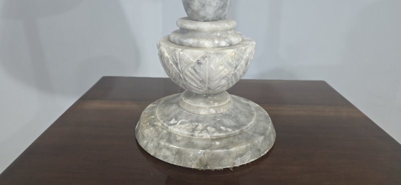 Large French Marble Lamp - Image 6
