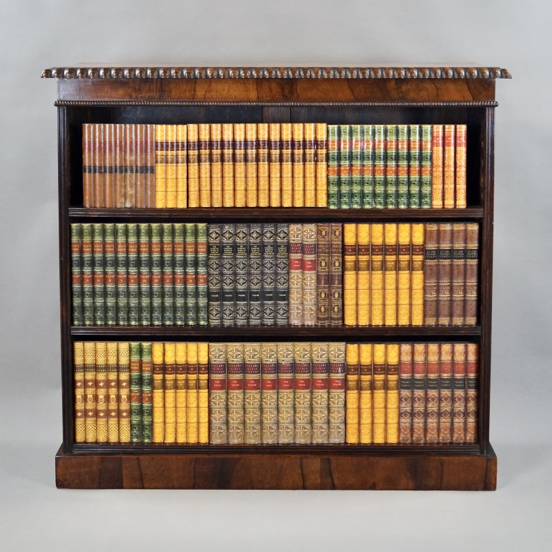 A William IV Rosewood Open Bookcase - Image 2