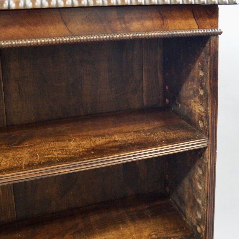 A William IV Rosewood Open Bookcase - Image 4