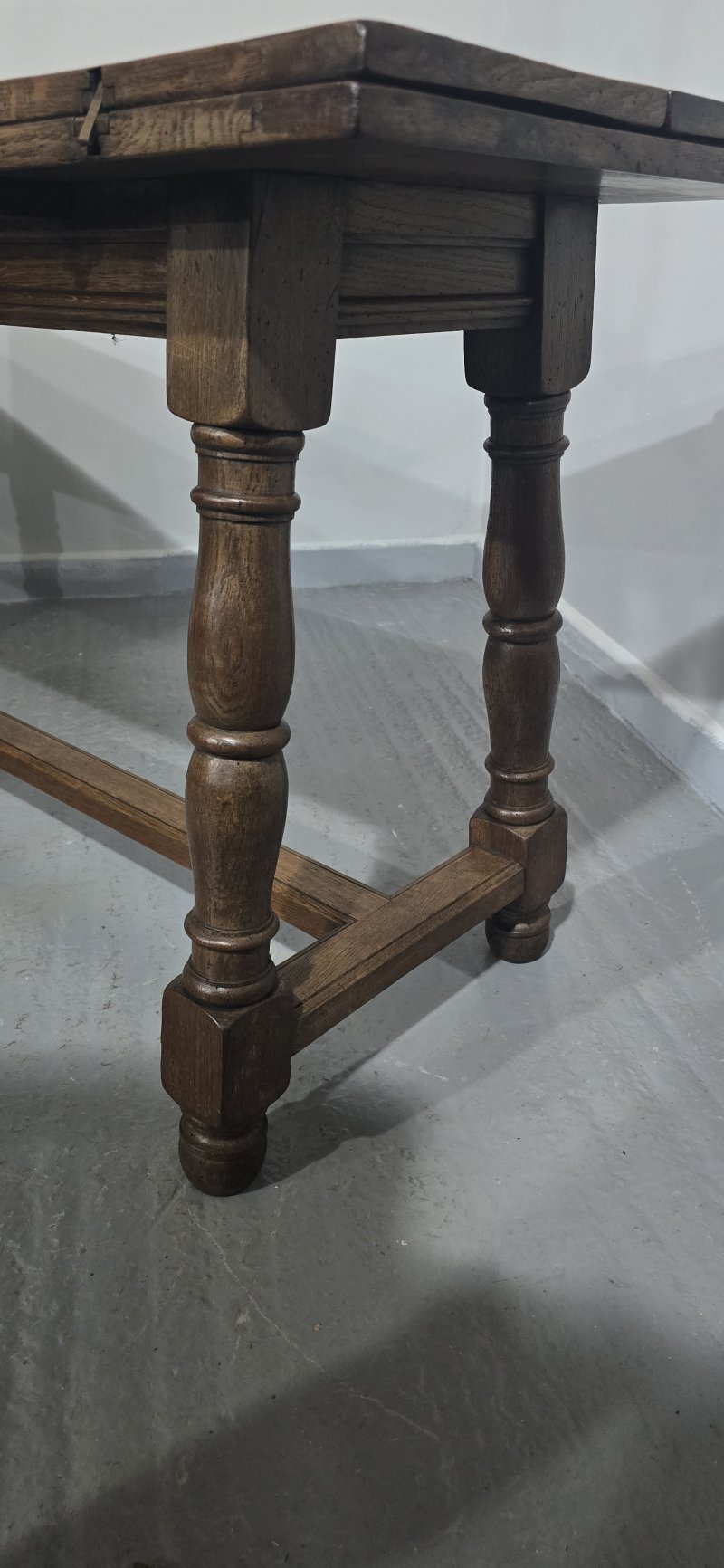 Super Oak Kitchen Refrectory Farmhouse Dining Table - Image 18