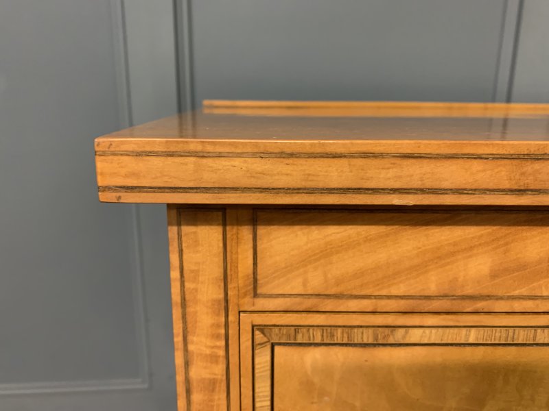 Inlaid Satinwood Tallboy - Image 3