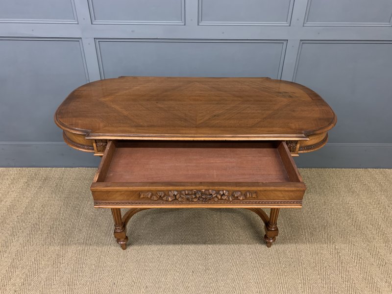 French Walnut Centre Table - Image 2