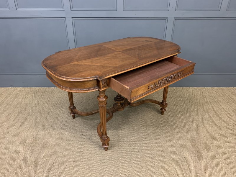 French Walnut Centre Table - Image 9