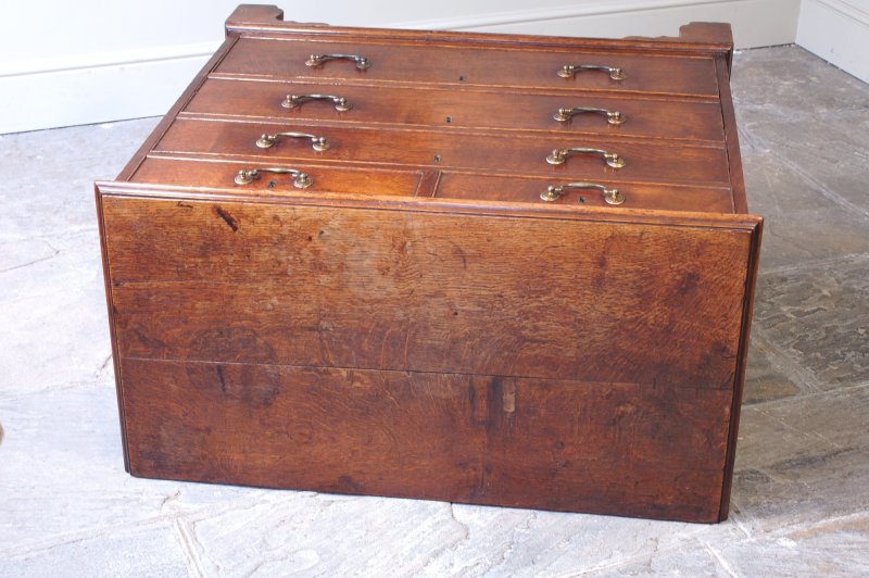 Georgian Oak Chest Of Drawers - Image 6