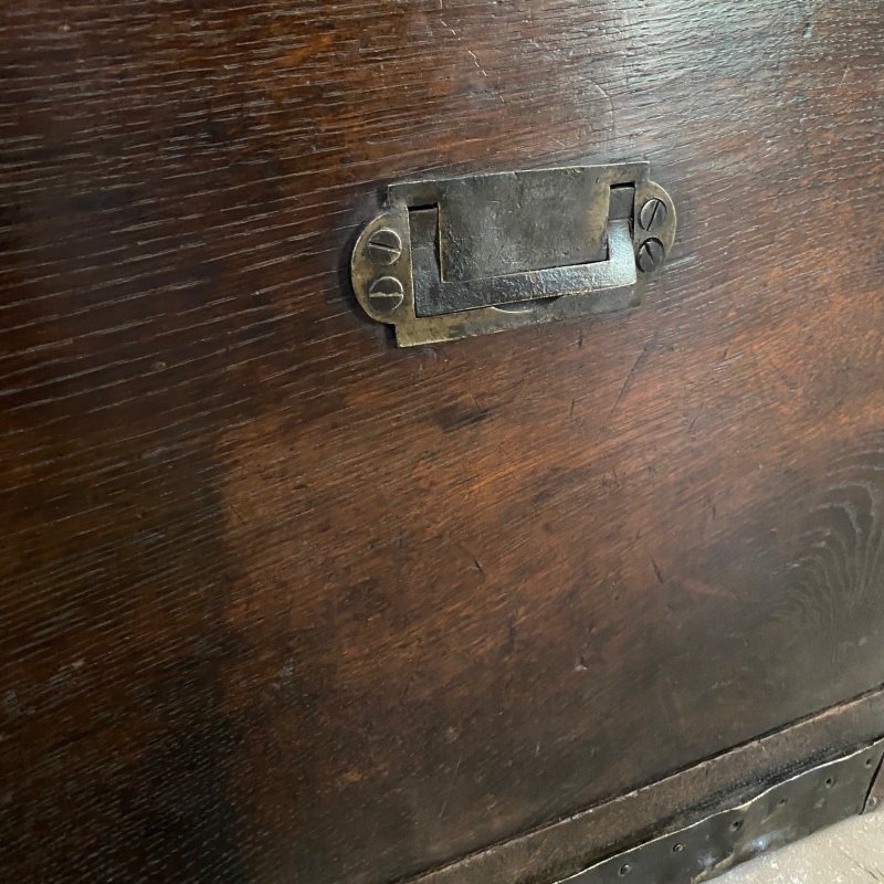 Victorian oak silver chest with an interesting life story - Image 3