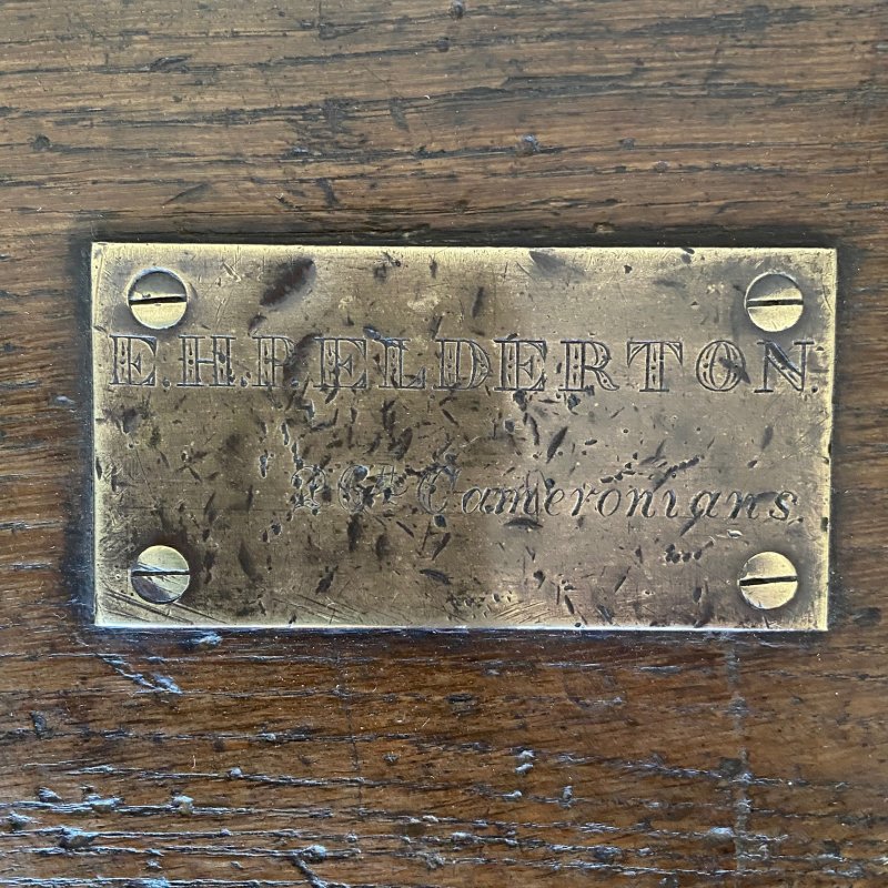 Victorian oak silver chest with an interesting life story - Image 6