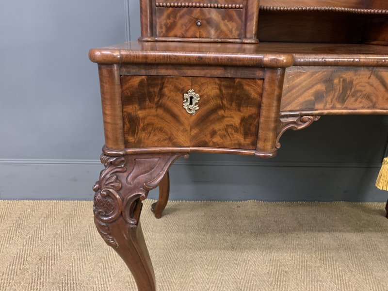 Flame Mahogany Writing Desk - Image 4