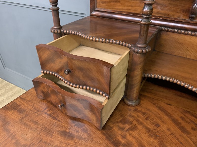 Flame Mahogany Writing Desk - Image 13