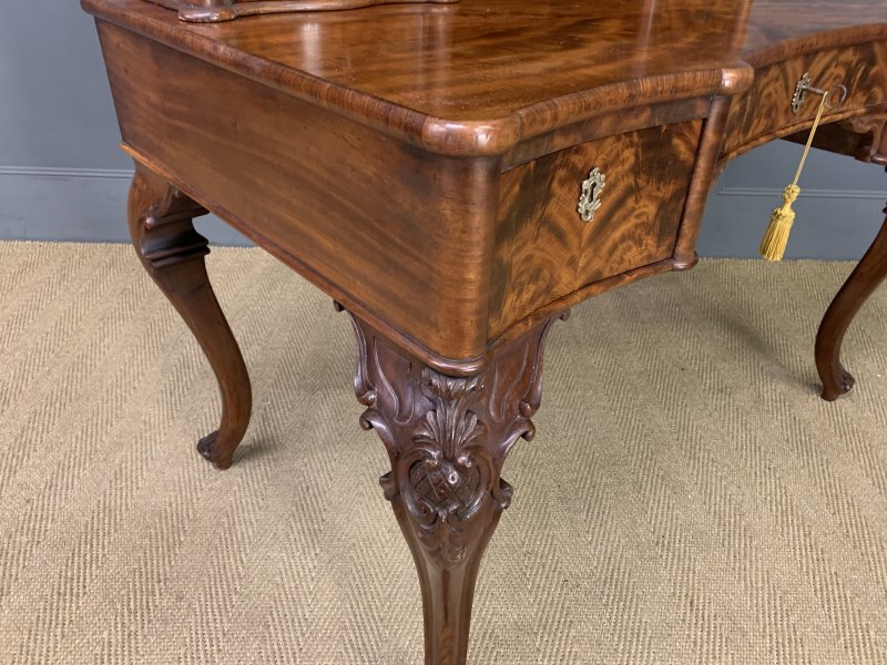 Flame Mahogany Writing Desk - Image 15