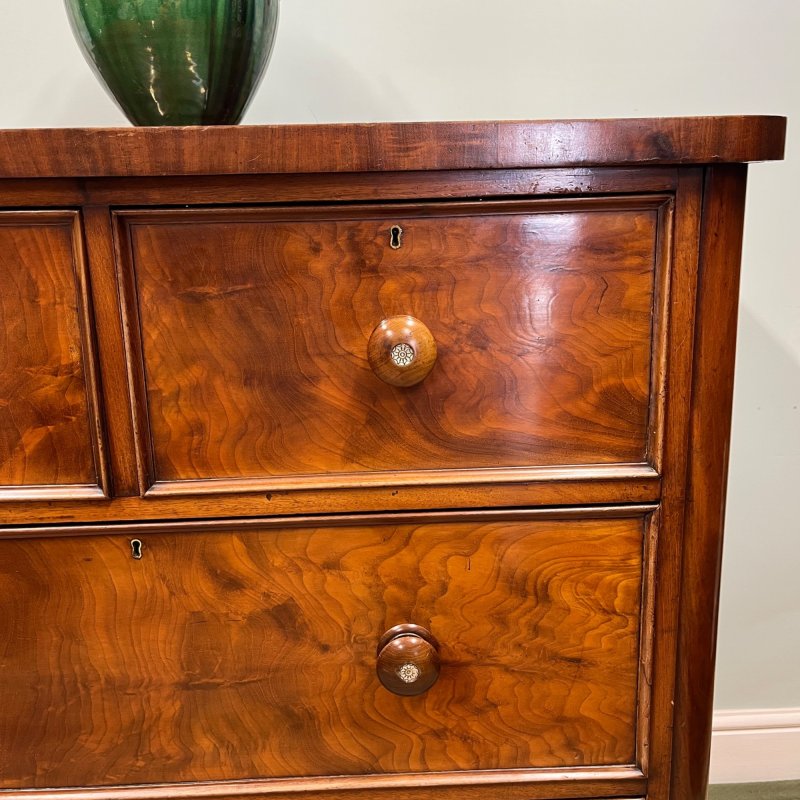 19th Century Mahogany Chest Of Drawers - Image 3