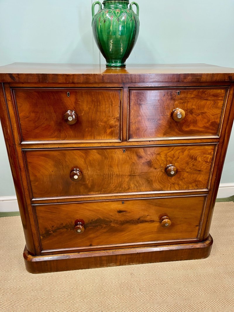 19th Century Mahogany Chest Of Drawers - Image 4