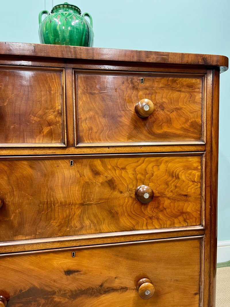 19th Century Mahogany Chest Of Drawers - Image 5
