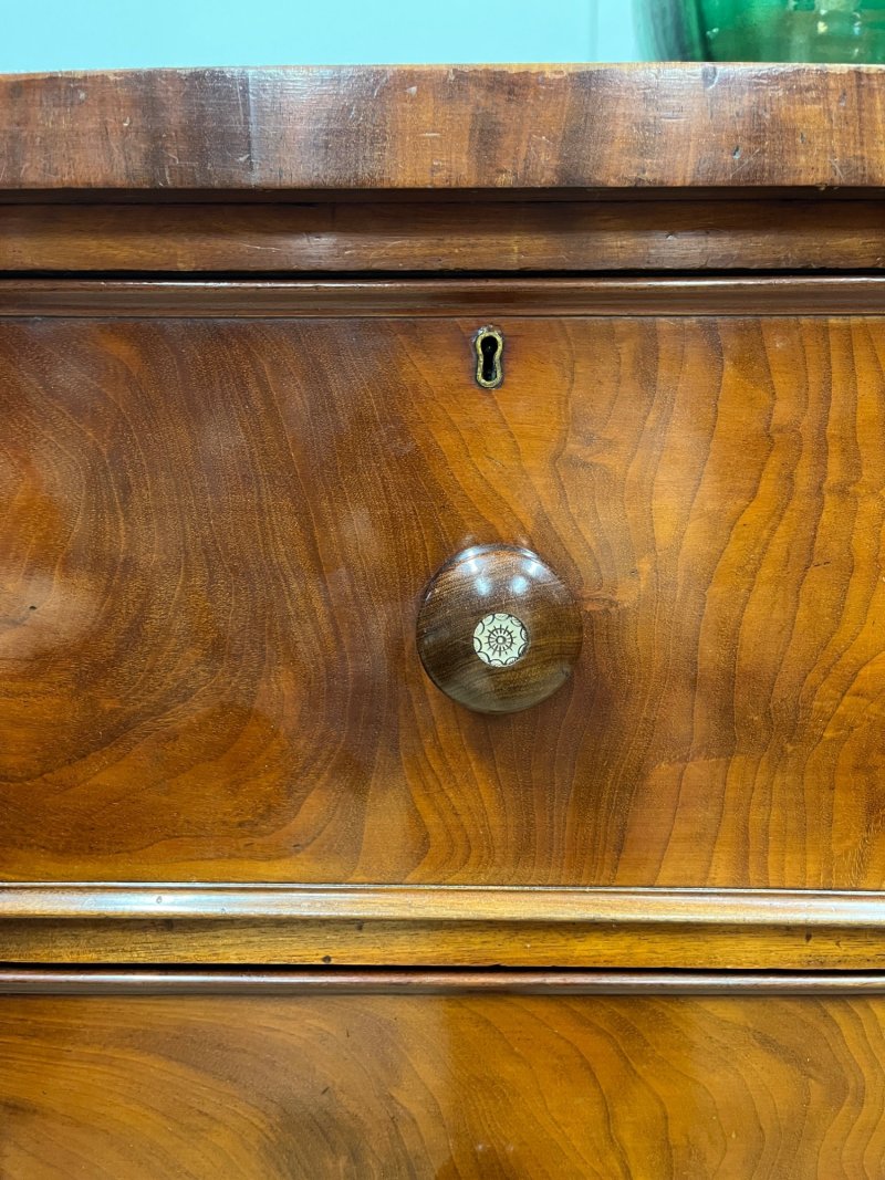 19th Century Mahogany Chest Of Drawers - Image 6
