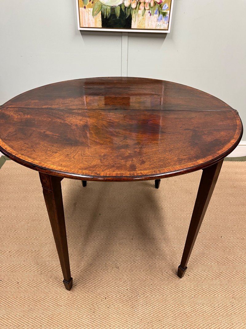 Georgian Oval Tea Table - Image 8