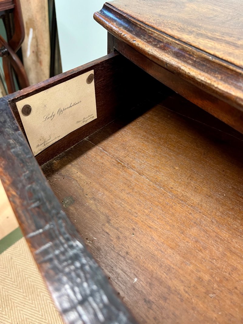 Regency Bow Fronted Chest Of Drawers - Image 4