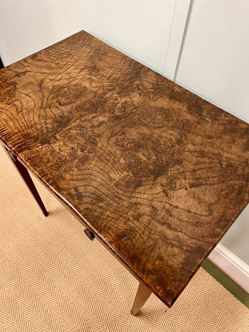 19th Century Burr Ash Side Table - Image 3