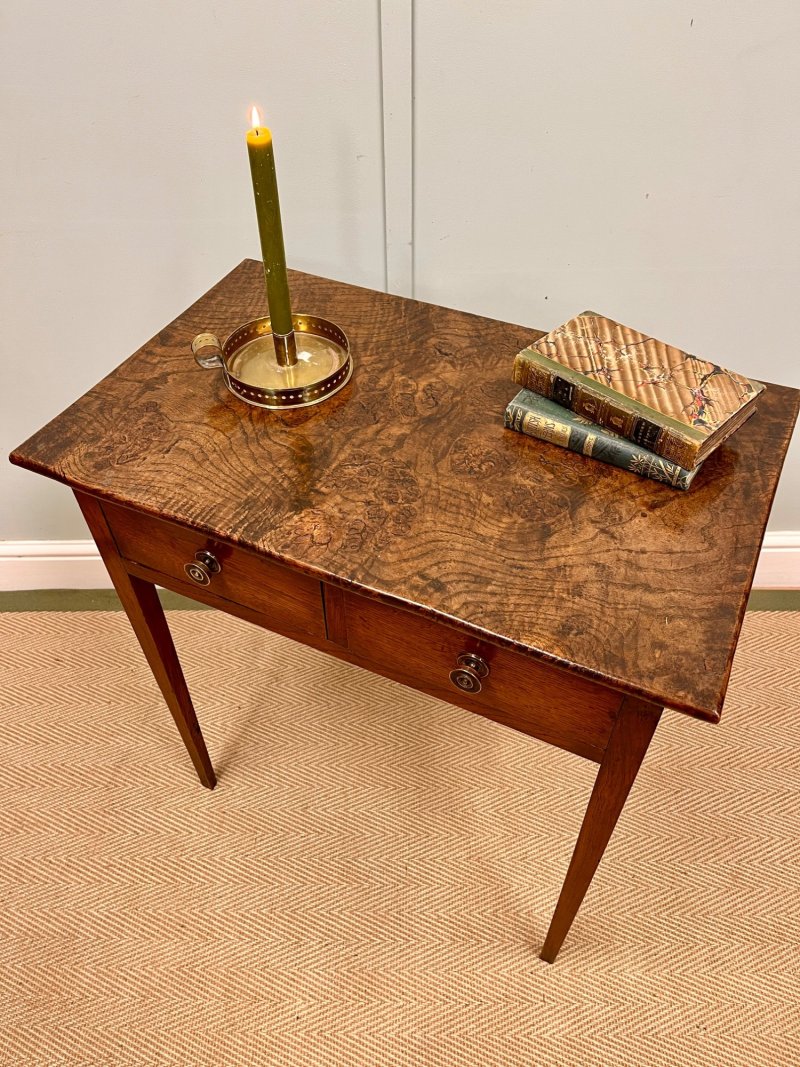 19th Century Burr Ash Side Table - Image 2