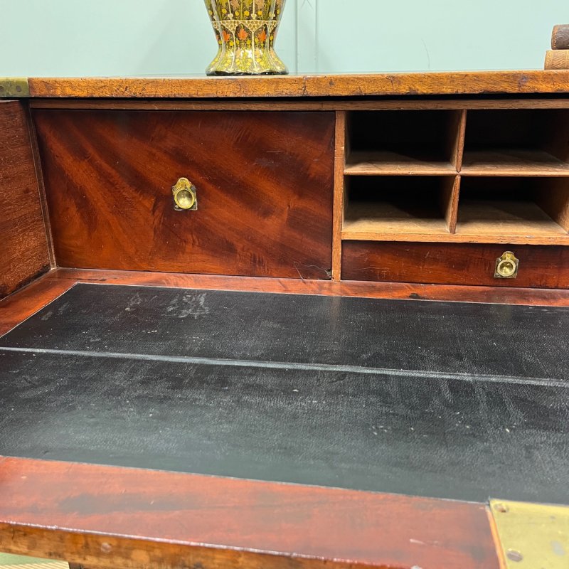 19th Century Campaign Secretarie Chest Of Drawers - Image 3