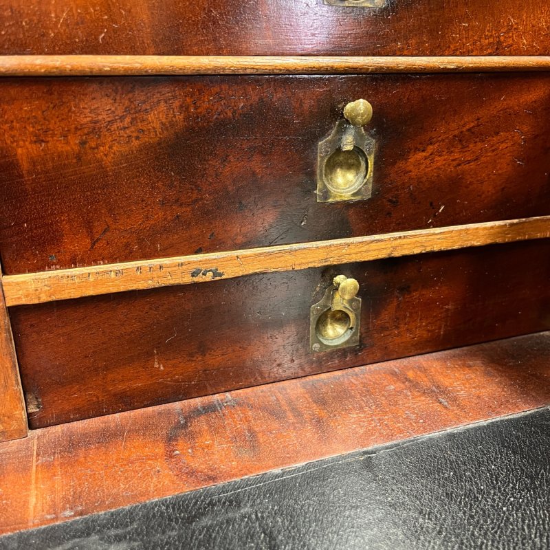 19th Century Campaign Secretarie Chest Of Drawers - Image 5