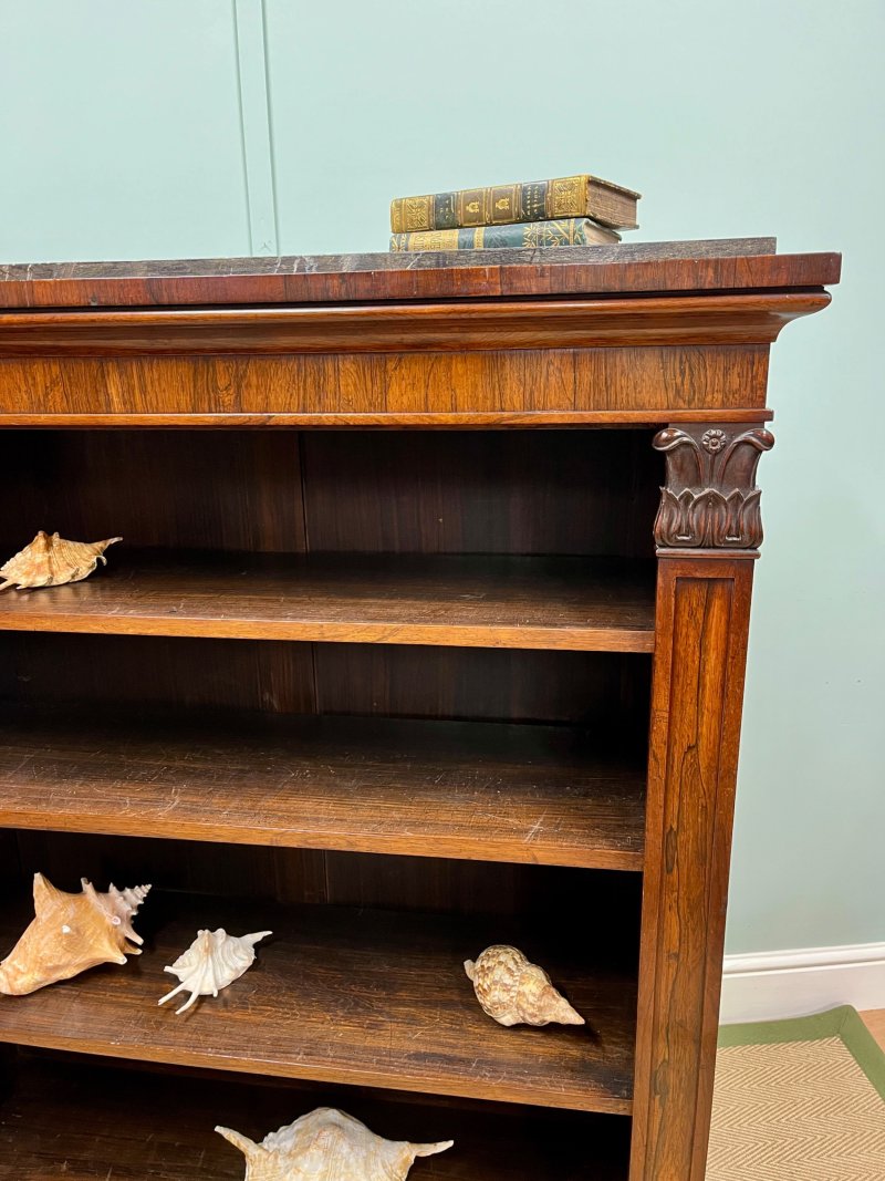 George IV Rosewood Bookcase - Image 2