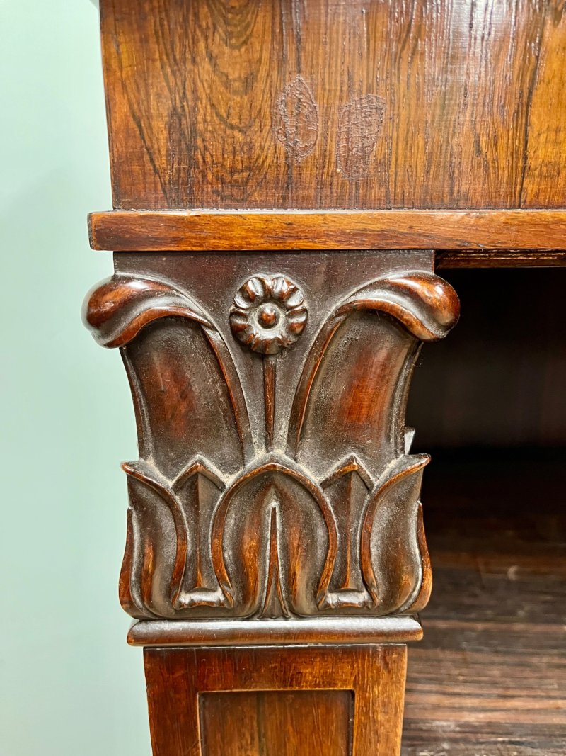 George IV Rosewood Bookcase - Image 9