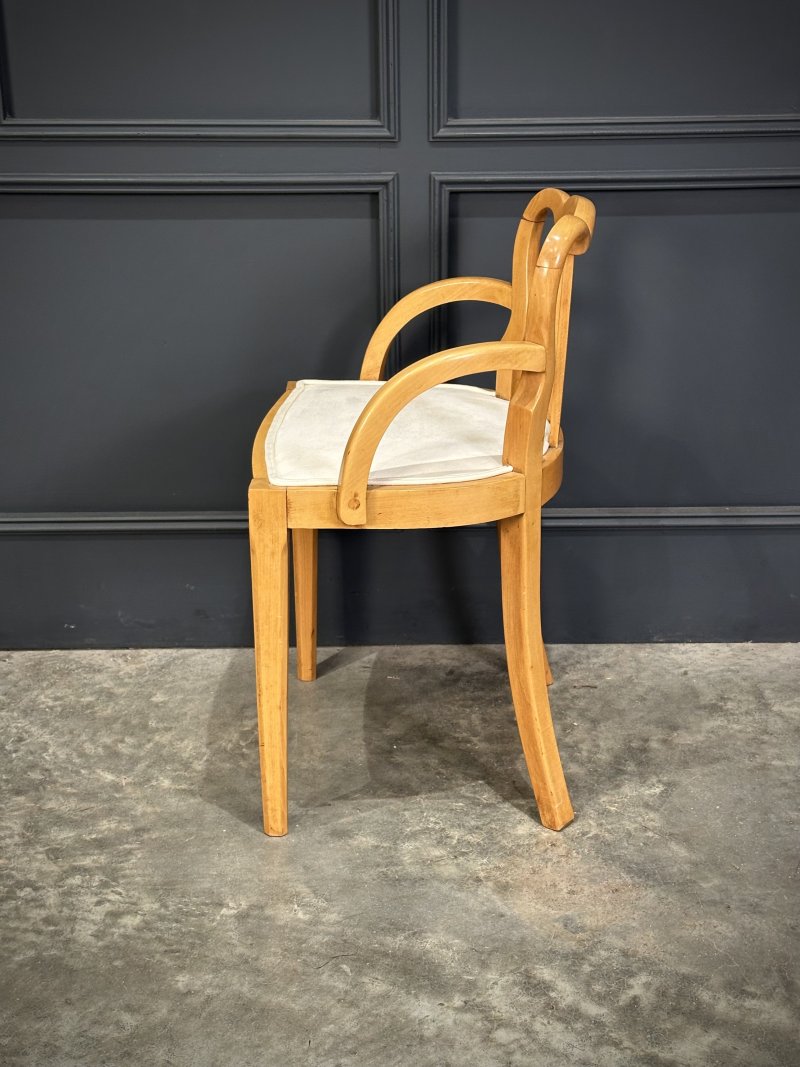 Art Deco Satinwood Chair - Image 6