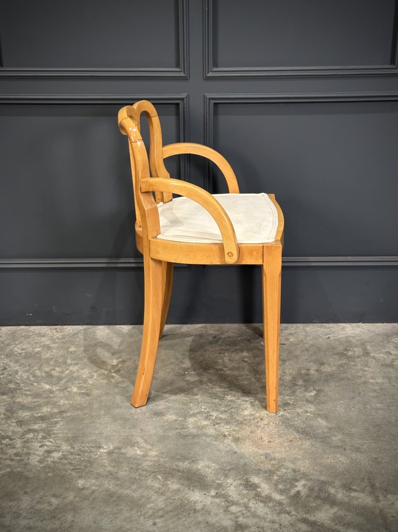 Art Deco Satinwood Chair - Image 4