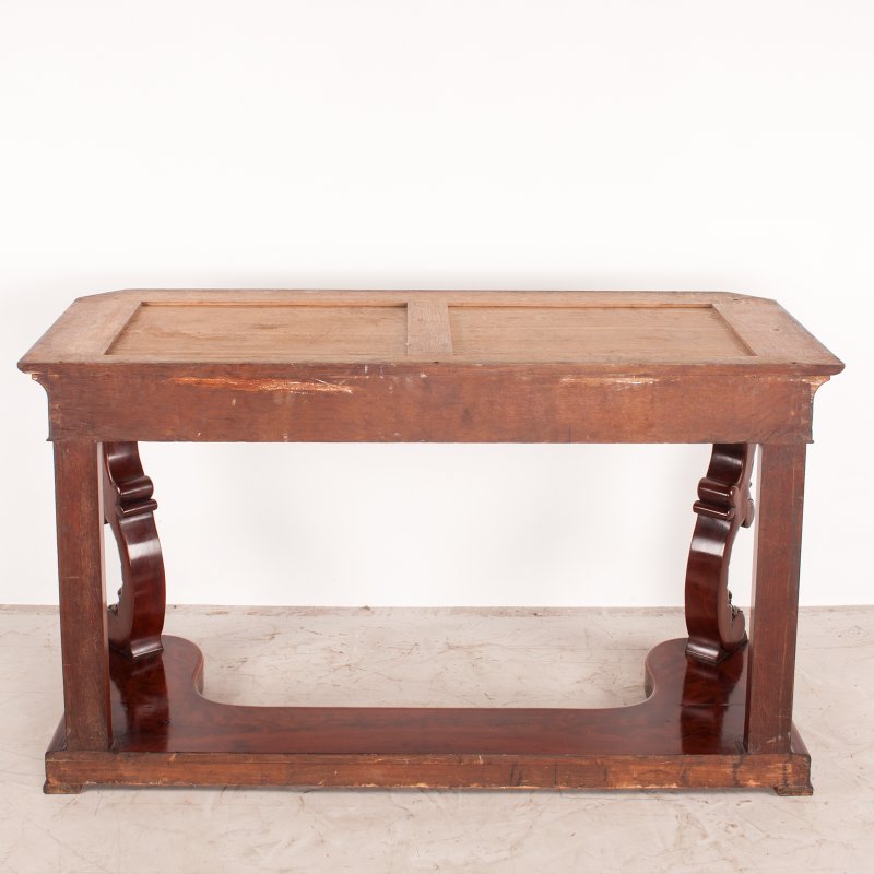 19thC Large French Mahogany Console Table - Image 18