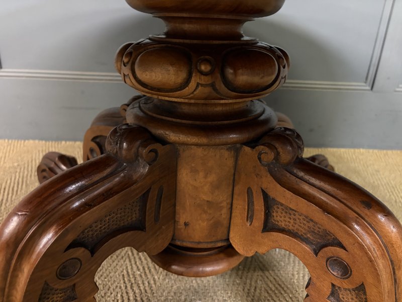 Large Sized Victorian Burr Walnut Coffee Table - Image 6