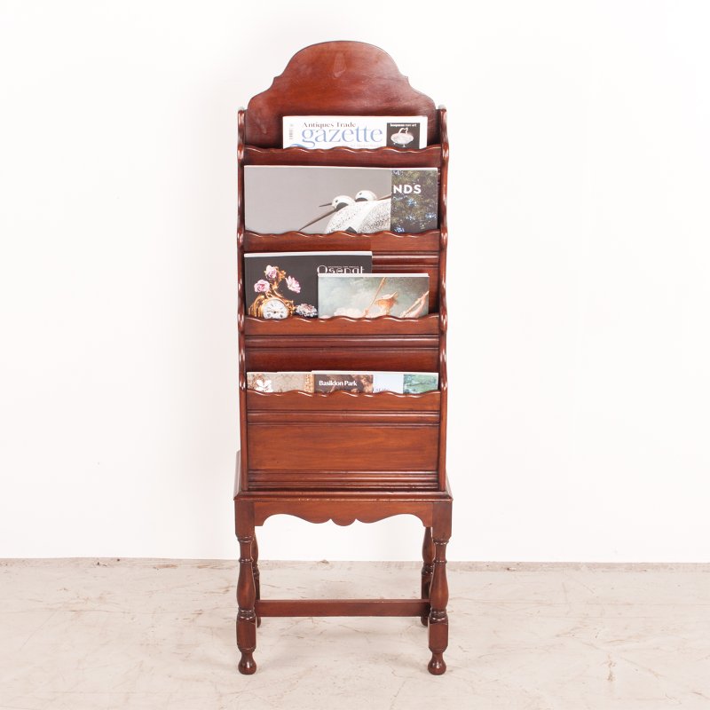 Mahogany Magazine Rack