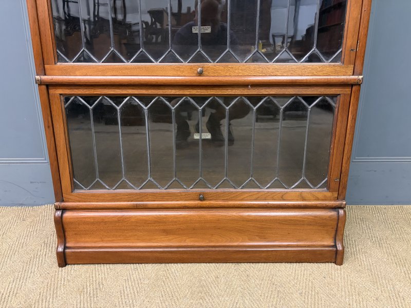 Walnut Globe Wernicke Stacking Bookcase - Image 16