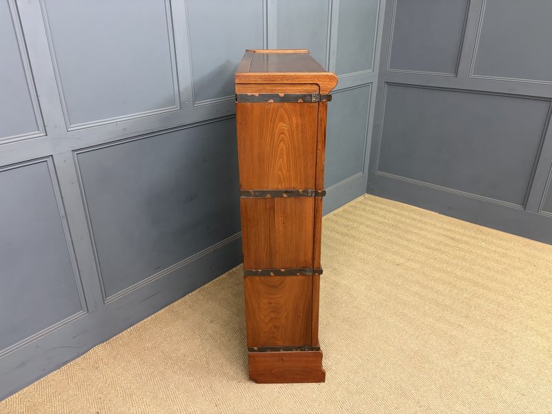 Walnut Globe Wernicke Stacking Bookcase - Image 14