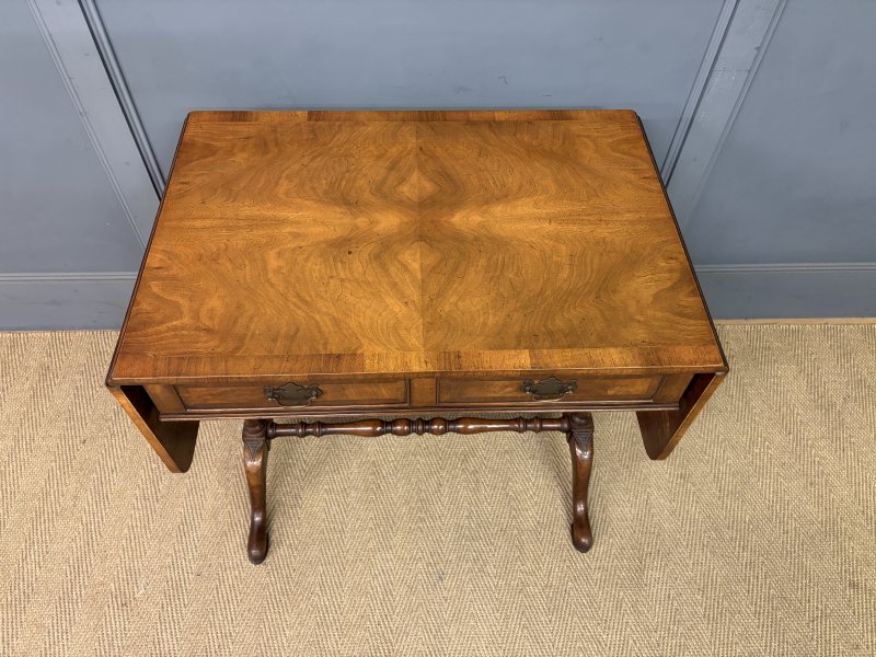 Burr Walnut Sofa Table - Image 6