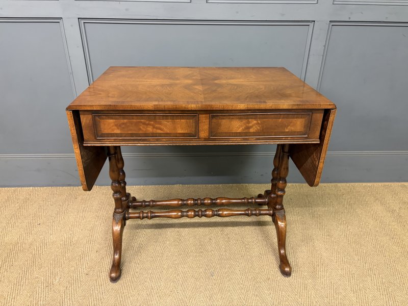 Burr Walnut Sofa Table - Image 12